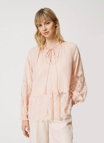 Women's Sleeves Chiffon Top