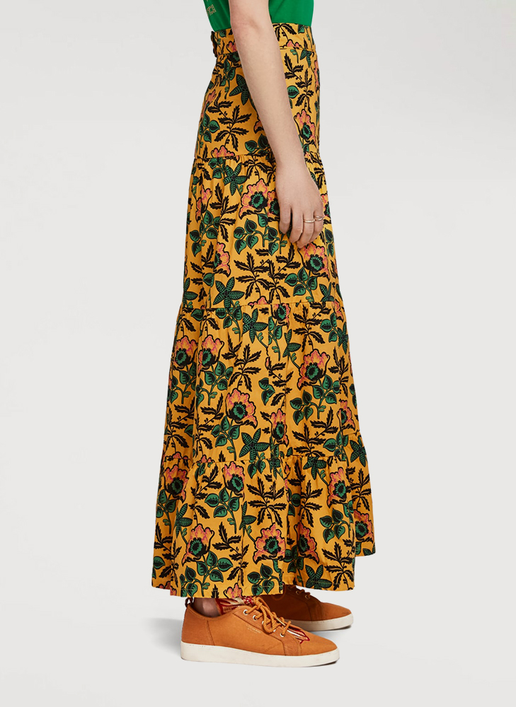 Printed tiered flower skirt - Image 2