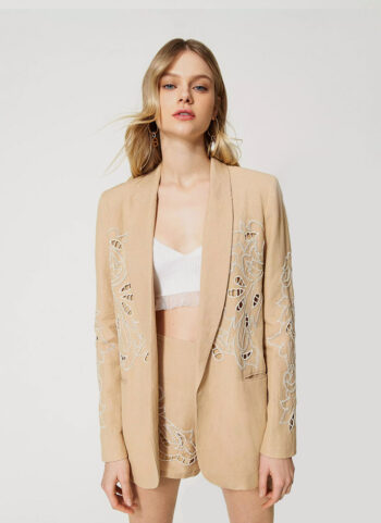 Womens Culpos Solid Blazer...