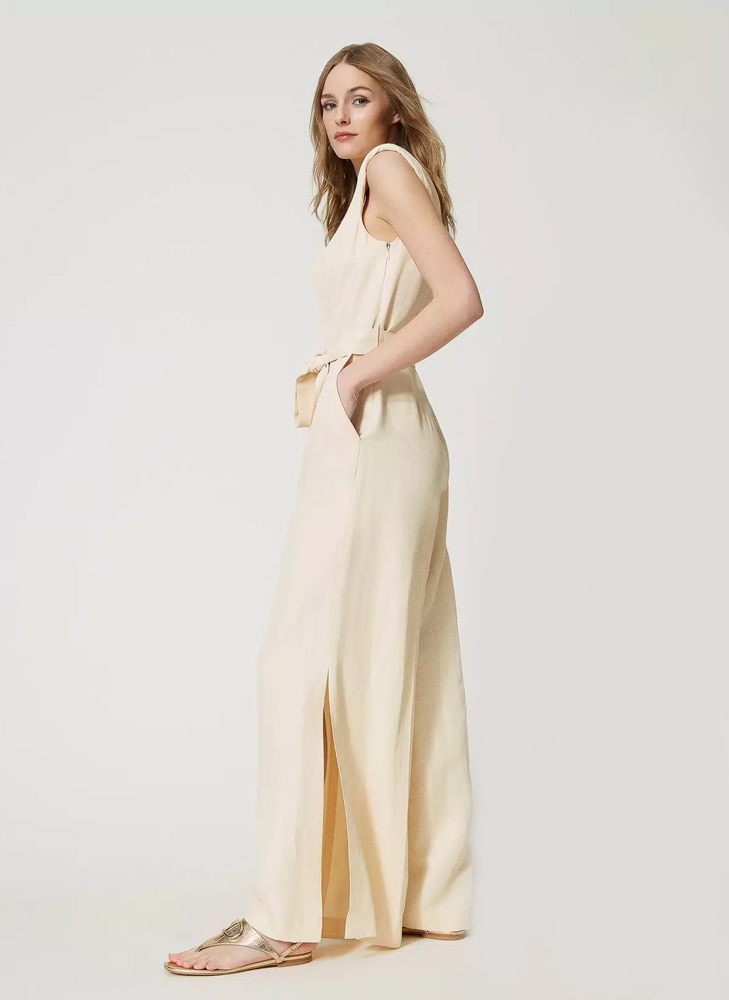 Sleeve Polyester Blend Jumpsuit - Image 6
